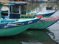 Fishing Boats from seaside village